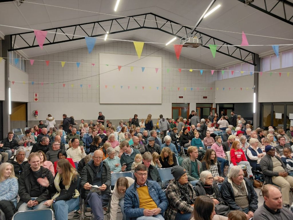Audience waiting for a concert to start