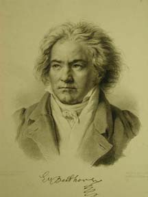 Sketch of Beethoven